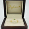 Anillo Oro 10k - Zirconia Verde