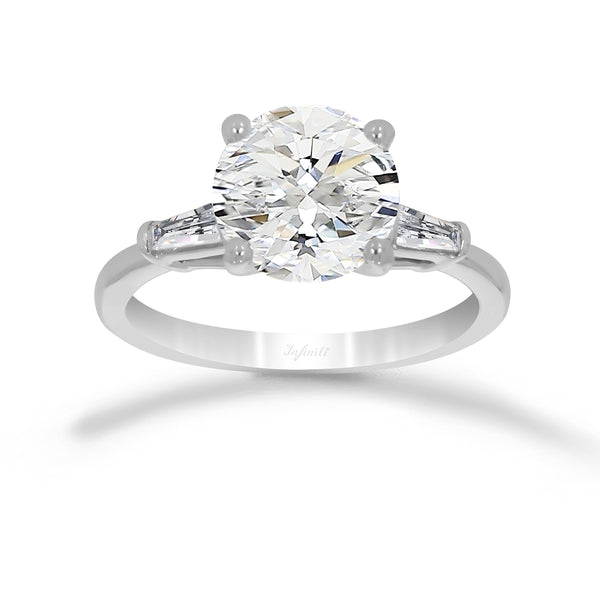 Anillo Oro 14k - 2.10 CTW Diamante de Laboratorio IGI