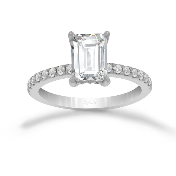 Anillo Oro 14k - 2.30 CTW Diamante de Laboratorio IGI