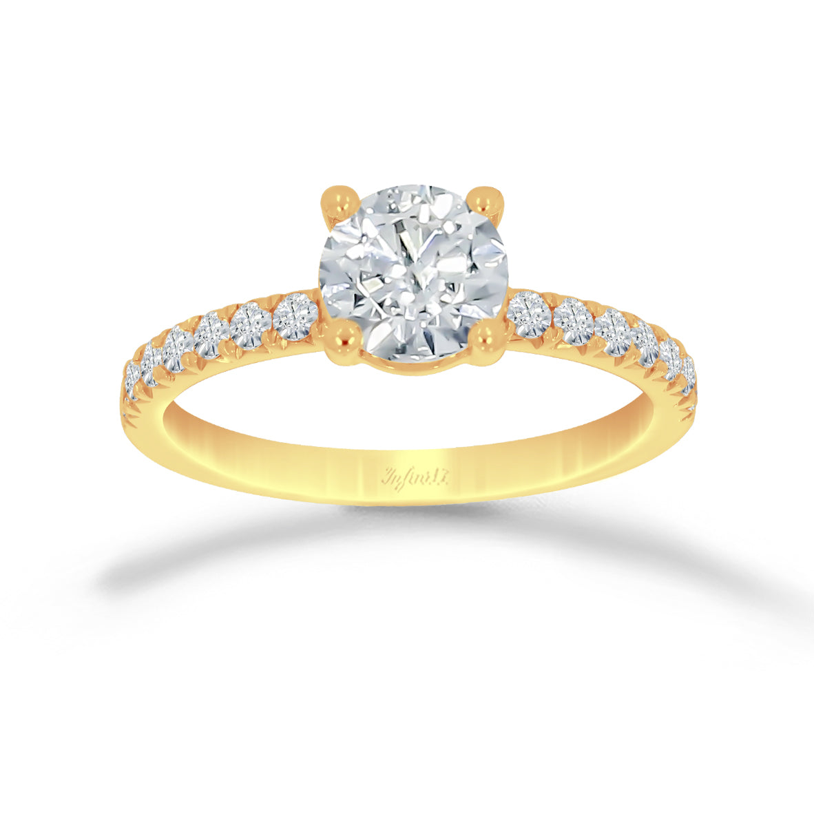 Anillo Oro 14k - 1.35 CTW Diamante de Laboratorio