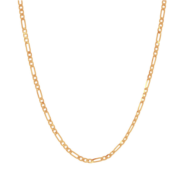 Cadena Oro 10k - 3 x 1 Largo 45/50/55 CM