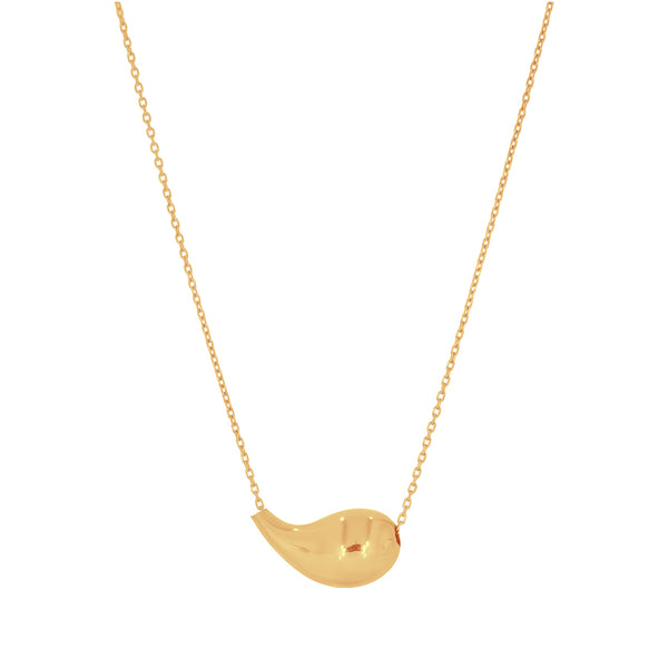 Gargantilla Oro 10k - Gota Lisa
