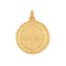 Medalla Oro 10k - San Benito de 2.4 cm Diámetro