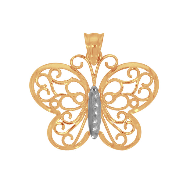 Dije Oro 10k - Mariposa Troquelada