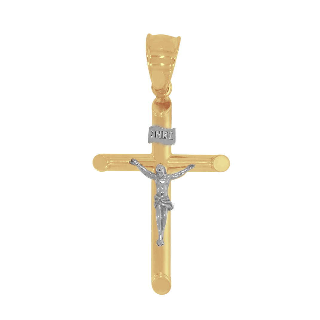 Cruz con Cristo 3.5 cm - Oro 10k