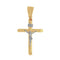 Cruz con Cristo 3.5 cm - Oro 10k