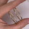 Arracada Oro Florentino 10k - Diamantada Diámetro 3.3 cm