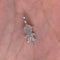 Dije Oro Blanco 14k - Niño con Diamantes 7 Puntos Totales