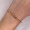 Pulsera Oro 10k - Clip, Largo de 19/20.5 cm