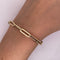 Pulsera Oro 14k - Estilo Clip de 20 cm Larga