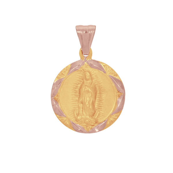 Medalla ORO LAMINADO 10k - Virgen de Guadalupe