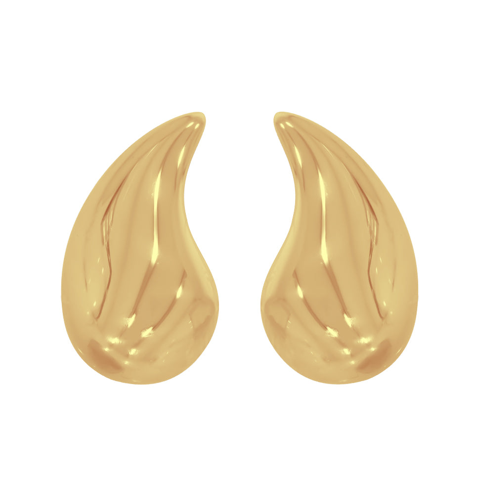 Aretes Oro 10k - Gota
