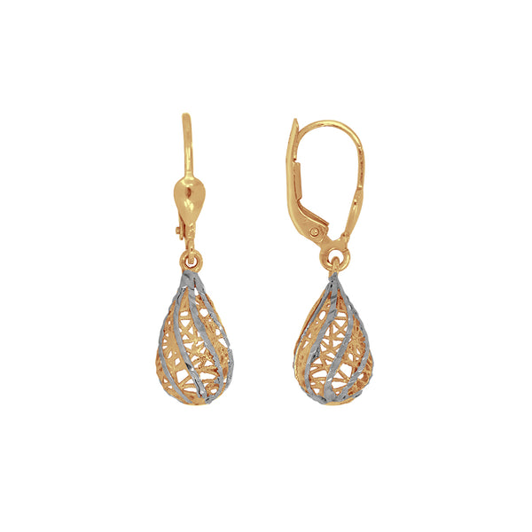 Arete Oro 10k - Forma de Gota