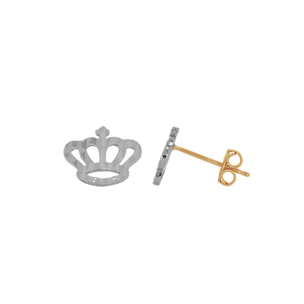 Broquel Oro 10k - Corona Diamantada
