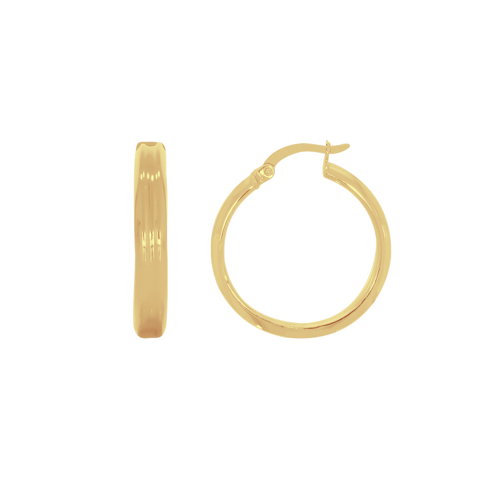 Arracada Oro 10k - Diámetro 2.50 cm