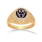 Anillo SECUNDARIA Oro Laminado 14k - RAYADOS con Zirconias