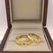 Argolla Oro Amarillo 10k - Diamantada con Bisel Liso, Ancho de 4 mm - Infiniti Joyas