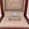 Anillo Oro Blanco 10k- Estilo Belinda con Zirconia