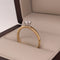Anillo Solitario Oro 14k, Diamante de 25 Puntos