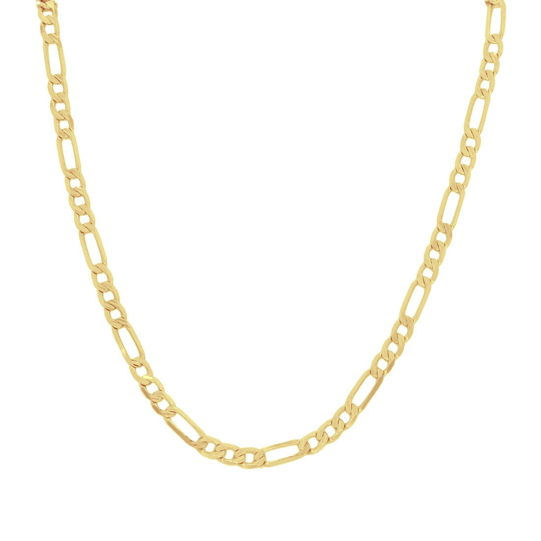 Cadena Cartier Diamantada 60 cm, Ancho 4 mm, Oro 14k - Infiniti Joyas