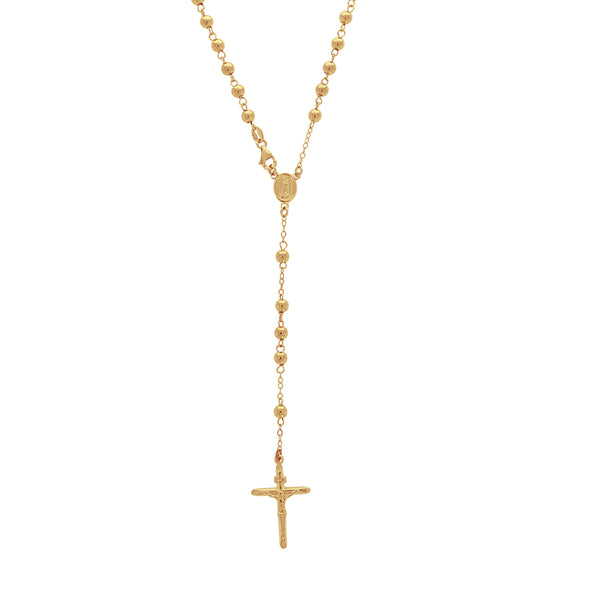 Rosario Oro 14k - Bolas con Largo de 60 cm