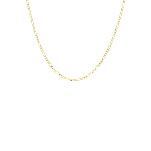 Cadena Oro 10k Cartier Diamantada 35 cm, Ancho 1.5 mm - Infiniti Joyas