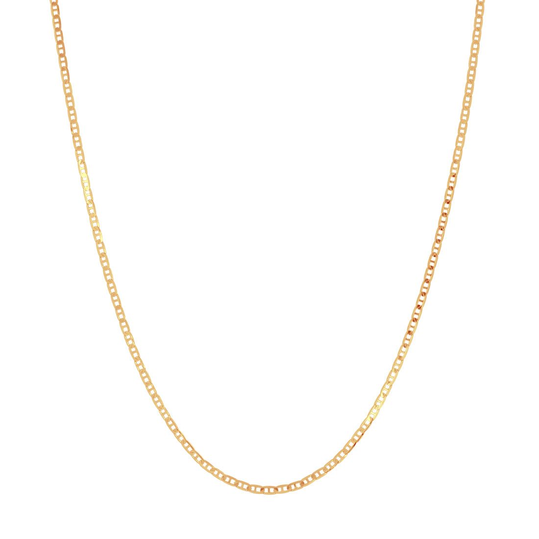 Cadena Oro 10k - Tejido Marinero 1.5 mm, Largo 45/50 cm