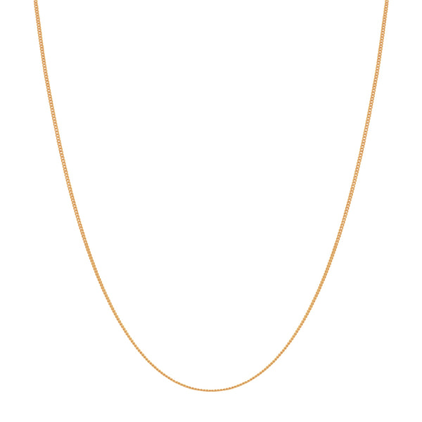 Cadena Oro 10k - Tejido Sencillo .83 mm, Largo 40/45 cm