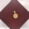 Medalla Virgen Guadalupe Busto Oro 10k, con Zirconias, 1.5 cm alto, Largo 1 cm, Oro 10k