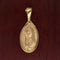 Medalla Oro 10k - Virgen de Guadalupe 3.2 cm