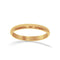 Argolla Oro Amarillo 14k - Acabado Liso Media Caña con Confort, Ancho 2 mm - Infiniti Joyas