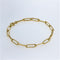Pulsera Oro 14k - Estilo Clip de 18 cm Larga