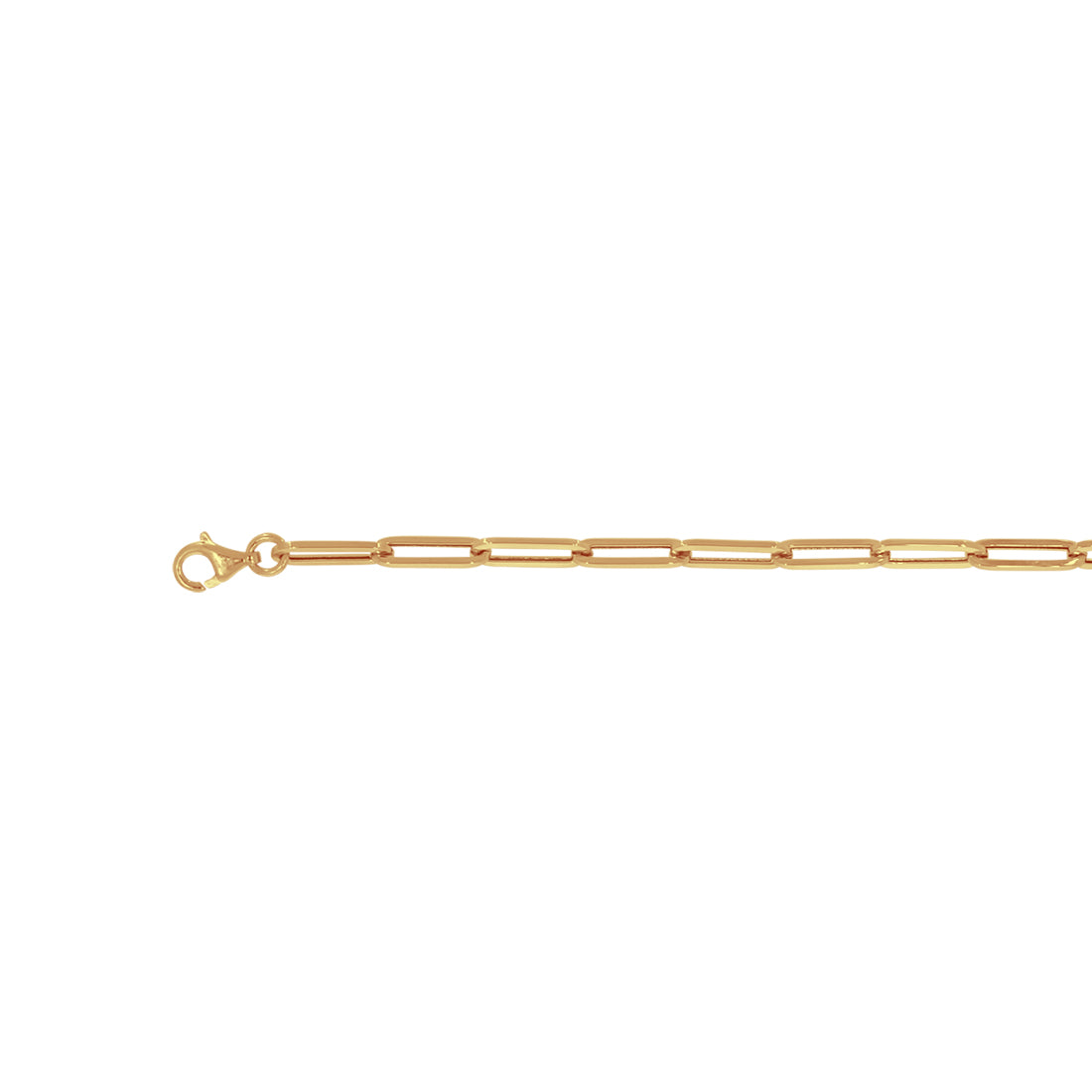 Pulsera Oro 14k - Estilo Clip de 19 cm Larga