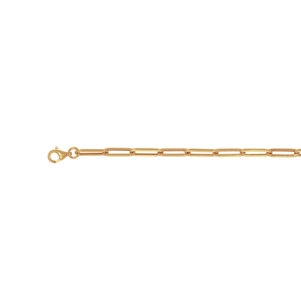Pulsera Oro 14k - Estilo Clip de 19 cm Larga