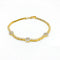 Pulsera Oro 10k - Estilo Brazalete Tenis con Zirconias