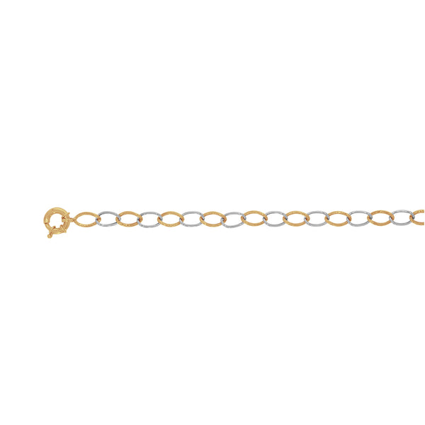 Pulsera Oro Combinado 10k