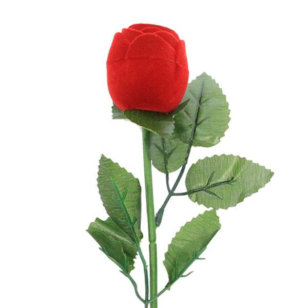 Estuche ANILLO Rosa Roja con Ramo - Infiniti Joyas