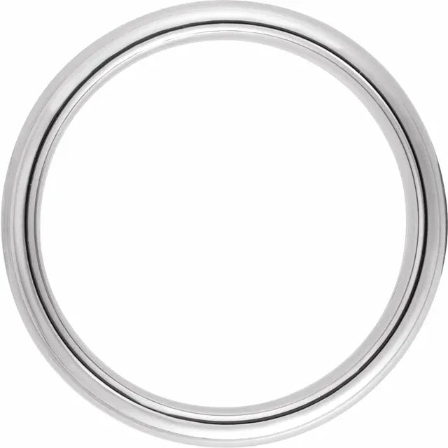 Argolla Tungsteno - Lisa 5 mm con Confort Fit