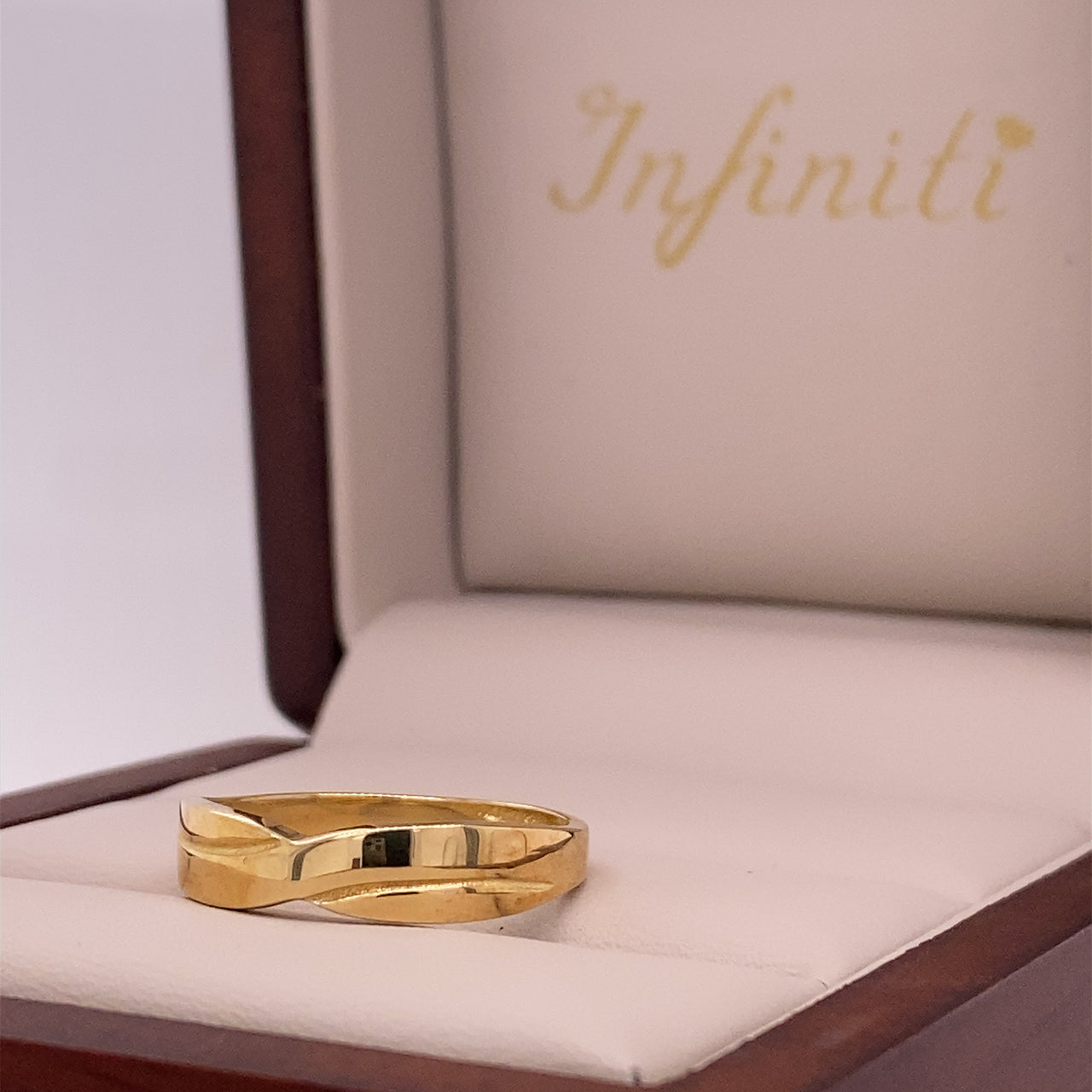 Argolla Oro 10k - Infinito 5 mm