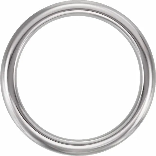 Argolla Tungsteno - Lisa 4 mm con Confort Fit