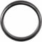 Argolla Tungsteno - Satinado 6 mm con Confort Fit
