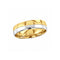 Argolla Oro Combinado 14k - Acabado Mate Liso, Ancho 6 mm