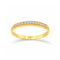 Churumbela Oro 10k con Zirconias de 1 mm