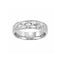 Argolla Oro Blanco 14k - Platinada, Ancho 5 mm