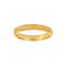 Argolla Oro 14k - Acabado Facetado con Confort, Ancho 3 mm