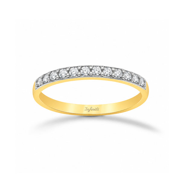Churumbela Oro 14k - Pavé con Zirconias 2 mm