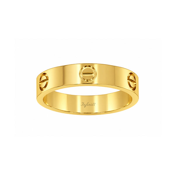 Argolla Oro 14k - Estilo Cartie Clásico 5 mm