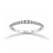 Churumbela Oro Blanco 14k - Pavé con Zirconias