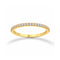 Churumbela Oro Amarillo 14k - Pavé con Zirconias 1 mm