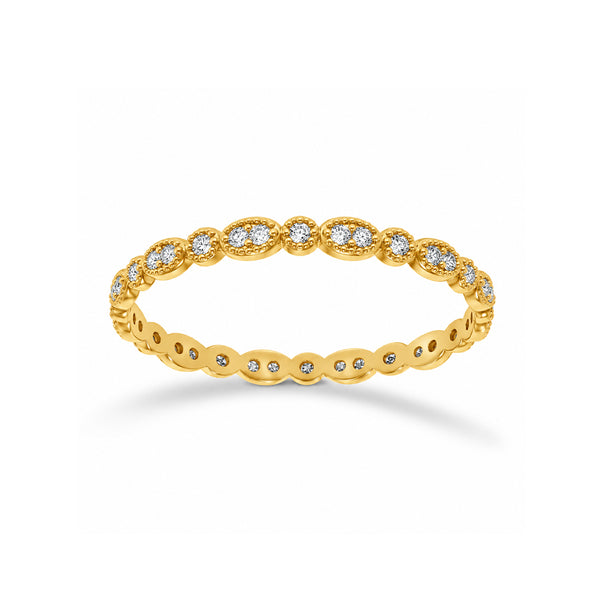 Churumbela Eternity Oro 10k, Zirconias de 0.5 mm